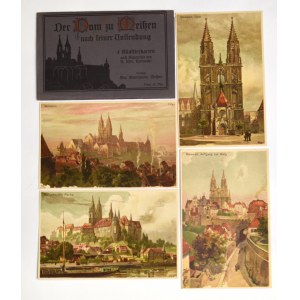 Germany, Meissen Fara postcard set in a dedicated envelope, early 20th century.