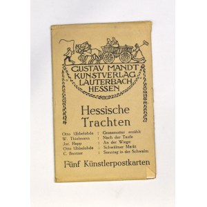 Nemecko, súbor pohľadníc vo vyhradenej obálke, začiatok 20. storočia.
