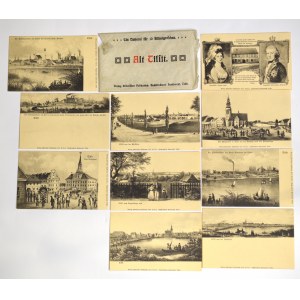 Germany, Set of souvenir postcards in a dedicated envelope, early 20th century.