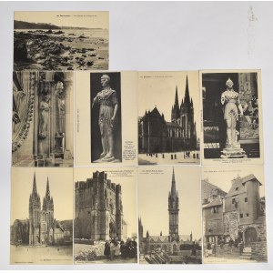 France, Set of souvenir postcards, early 20th century.