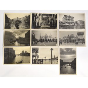 Benátky, sada suvenírových pohľadníc, začiatok 20. storočia.