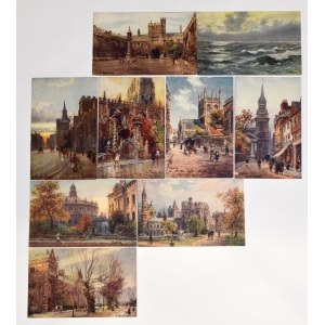 United Kingdom, Set of souvenir postcards, early 20th century.