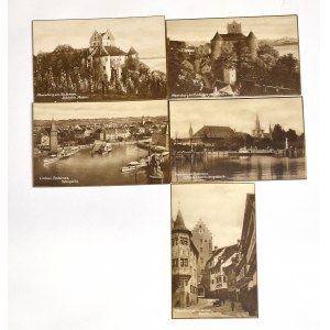 Nemecko, súbor suvenírových pohľadníc, začiatok 20. storočia.
