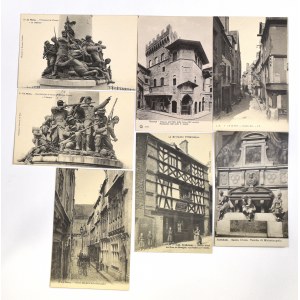 Italy and France postcard set, early 20th century.