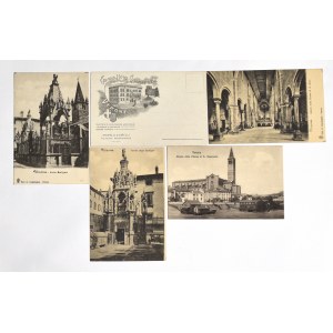 Włochy, Werona, Zestaw pocztówek, z początku XX w.