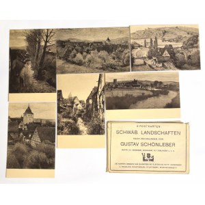Nemecko, súbor príležitostných pohľadníc vo vyhradenej obálke, začiatok 20. storočia.