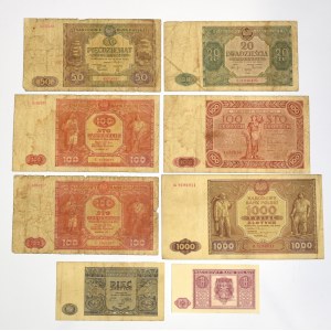 Poland, PRL, banknote set