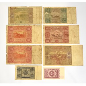 Poland, PRL, banknote set