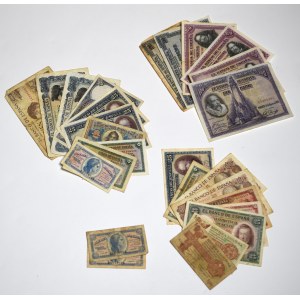 Spain, set of banknotes