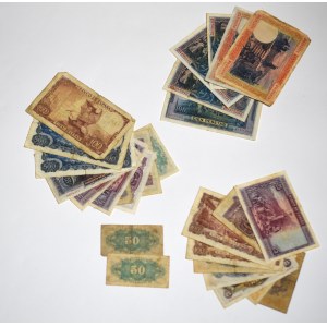 Hiszpania, zestaw banknotów
