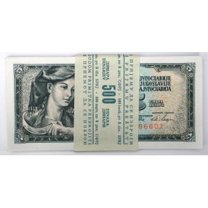 Yugoslavia, bank scrap of 500 dinars