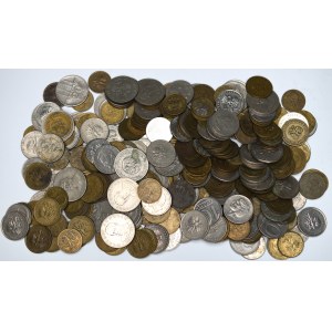 PRL, ciekawy zbiór monet (1,5 kg)