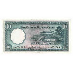 Chiny, 10 Yuan 1936
