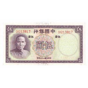 Čína, 5 juanov 1937