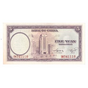 Čína, 5 jüanů 1937