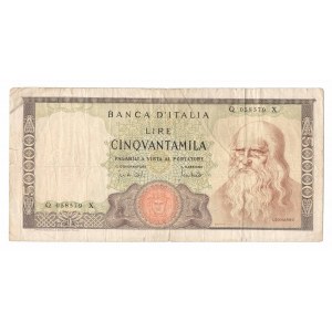 Włochy, 50.000 Lire 1967