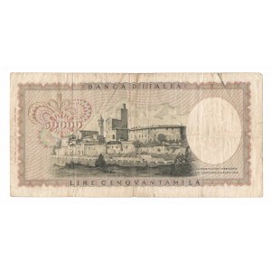 Włochy, 50.000 Lire 1967