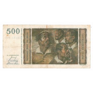 Belgia, 500 franków 1950