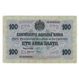 Bulharsko, 100 leva v zlate 1906