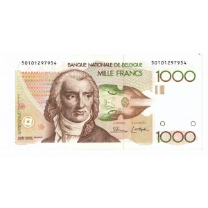 Belgicko - 1000 frankov 1980-1996