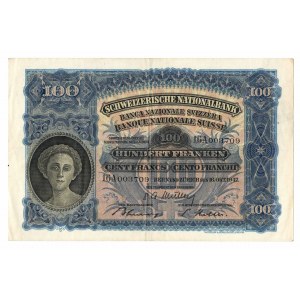 Switzerland, 100 francs 1949