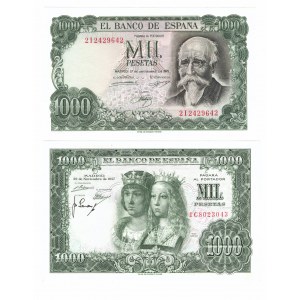 Spain, 1000 pesetas 1971, 1957
