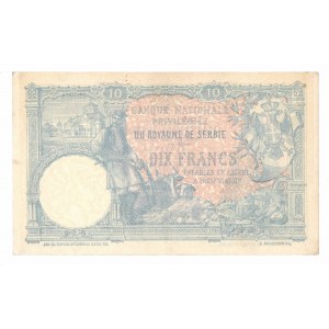 Serbia, 10 dinarów 1893