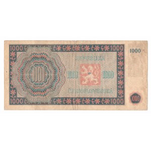 Tschechoslowakei, 1000 Kronen 1945