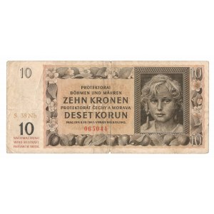 Böhmen und Mähren, 10 Kronen 1940
