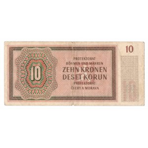 Čechy a Morava, 10 korun 1940