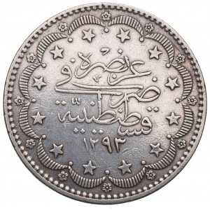 Ottoman Empire, 20 kurus 1876