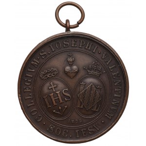 Španielsko(?), medaila kolégia Spoločnosti Ježišovej
