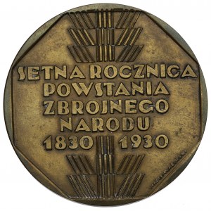 II RP, medaila k 100. výročiu novembrového povstania 1930