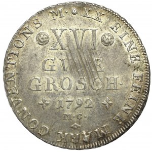 Niemcy, Brunszwik-Wolfenbüttel, 16 groszy 1792