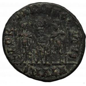 Rímska ríša, Konštantín II, Follis Alexandria- GLORIA EXERCITVS