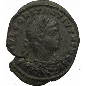 Římská říše, Constantius II, Follis Rome - GLORIA EXERCITVS