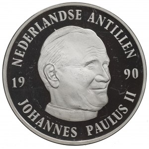Netherlands Antilles, 25 guilders 1990