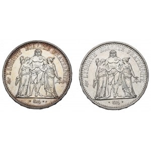 Francja, Zestaw 10 franków 1965-66