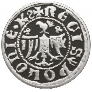 Third Republic, Replica of Kazimierz the Great's penny - silver