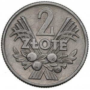 PRL, 2 zloty 1958, Berries