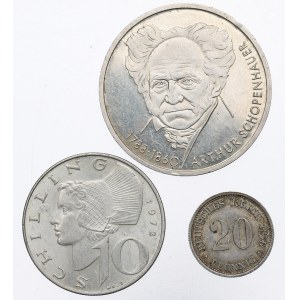 Niemcy i Austria, Zestaw monet