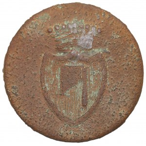 Poland, Liberian button with the Axe coat of arms - Muncheimer