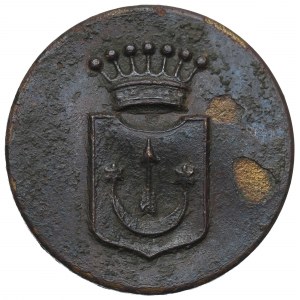 Poland, Liberian button with Sas coat of arms - Schneider Brothers Vienna