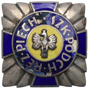 II RP, Badge of Infantry Reserve Cadet School - silver Gontarczyk