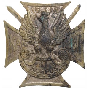 II RP, Badge of the II Corps East of Kaniów - numbered