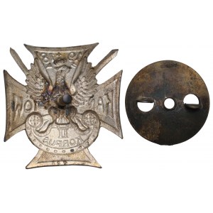 II RP, odznak II Korpus Wschodni Kaniów - číslovaný