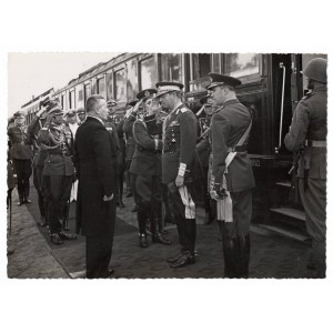 II RP, Foto zur Begrüßung von König Karl II. von Rumänien 1937