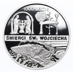 III RP, 10 złotych 1997 1000 lecie śmierci św. Wojciecha