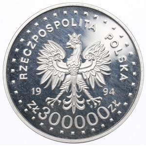 Dritte Republik, 300.000 PLN 1994 - 50. Jahrestag des Warschauer Aufstands