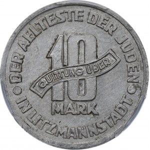 Litzmannstadt Ghetto, 10 mark 1943 - PCGS MS62